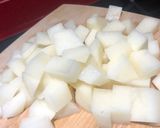 A picture of step 3 of Potato Curry Dry (Koru Shaak).