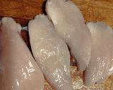Foto del paso 1 de la receta: Brochettes de pechuga de pollo marinadas