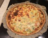 Une image de l'étape 11 de Tarte aux brocolis ricotta et jambon cru.