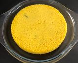 A picture of step 7 of Moong Dal Dhokla.