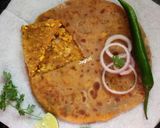 A picture of step 6 of Stuffed Paneer Bhurji Paratha !!.