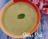 A picture of step 3 of Coriander Garlic Chutney.