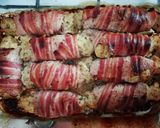 Zsemletöltelékes karajtekercs recept fázis 5 fotója