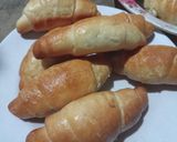 Hình bước làm 2 của món Bánh mì cuộn lenn!