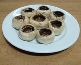 Foto del paso 3 de la receta: ✅🗣📢 Champiñones rellenos de atún y queso fresco🍄