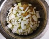 A picture of step 1 of Lauki chana dal ki sabji.