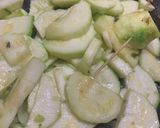 A picture of step 1 of Pappa al Pomodoro with Zucchini.