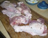 Kacsaszárnytő vele sült krumplival recept fázis 1 fotója