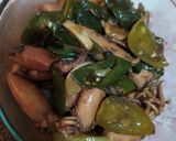 Foto langkah ke 5 dari resep Cumi Asin sambel ijo.