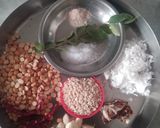 A picture of step 1 of Mysore Masala Dosa with Mysore Chutney.