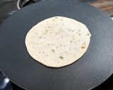 A picture of step 8 of Matar ka Paratha.