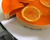 عکس مرحله 1 از دستور چیز کیک پرتقالی 🍊