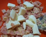 Foto del paso 3 de la receta: Tarta básica de jamón y queso