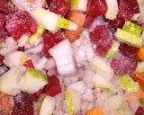 A picture of step 3 of Vegetable salad.