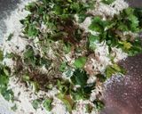A picture of step 1 of Rajgara puri.