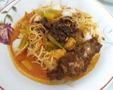 Foto langkah ke 1 dari resep Lontong sayur (labu siam&kentang) ala mimi Shidqya.