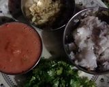 A picture of step 3 of Aloo gobhi masala curry.