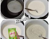 A picture of step 4 of Rava Idli or Instant Idli.