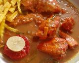 عکس مرحله 4 از دستور خورشت مرغ با رب ذغال اخته
