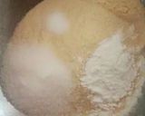 A picture of step 1 of Moroccan Harcha.