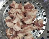 รูปขั้นตอนการทำที่ 1 ของ “ผัดหน่อไม้หมูสามชั้น”