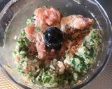 A picture of step 1 of Kofta Biryani.