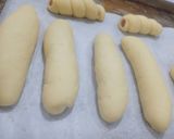 A picture of step 1 of Fluffy hotdog roll.