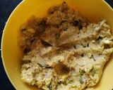 A picture of step 1 of Veg biryani kabab.