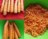 A picture of step 1 of Carrot (Gajar) Halwa.