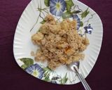 A picture of step 5 of Daliya upma.