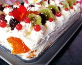 Une image de l'étape 6 de Gâteau 🍰 sans cuisson aux fruits rouges petits beurre chantilly 😋.