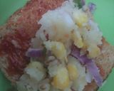 A picture of step 2 of Brown bread spicy sandwich.