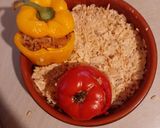 Une image de l'étape 8 de Tomates et poivrons farcis.
