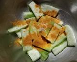 A picture of step 1 of Ridge Gourd Slices.