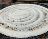 A picture of step 4 of Masala dosa.