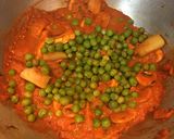 A picture of step 7 of Matar Mushroom Masala.