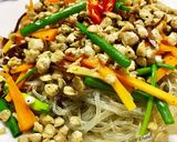 Hình bước làm 3 của món Miến Xào Hến