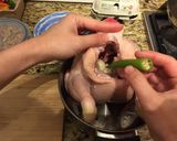 A picture of step 6 of Korean ginseng chicken soup 🥣.