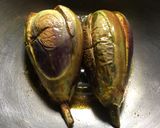 A picture of step 5 of Baingan Curry.
