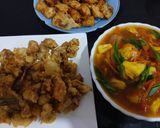 Foto langkah ke 7 dari resep Ayam Siram Saus Nanas.