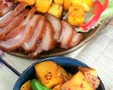 Hình bước làm 7 của món Tai heo phá lấu và xoài xanh lắc