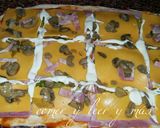 Foto del paso 7 de la receta: Hogaza de pan rellena de beicon, tres quesos y setas