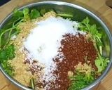 A picture of step 7 of Dhaba style Baingan Masala.
