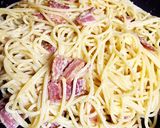 Hình bước làm 3 của món Mì Ý Sốt Bơ Kem