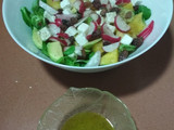 Ensalada de piña y aguacate