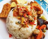 Foto langkah ke 6 dari resep Nasi Gurih Daun Jeruk.
