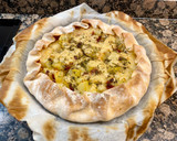 Foto del paso 14 de la receta: Pizza rústica con patata y bacon, sin gluten