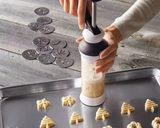 【親子共廚】杏仁抹茶奶油曲奇餅乾🍪的食譜步驟2照片