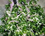 A picture of step 1 of Mango Miaa Salad.