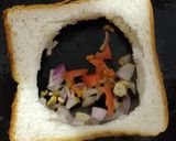 A picture of step 4 of Egg- Sandwich new style.